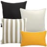 Apollo Bundle outdoor bundles in yellow, ivory, beige and black, shown in a product as image 1
