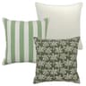 Arina Bundle outdoor bundles in green and ivory, shown in a product as image 1