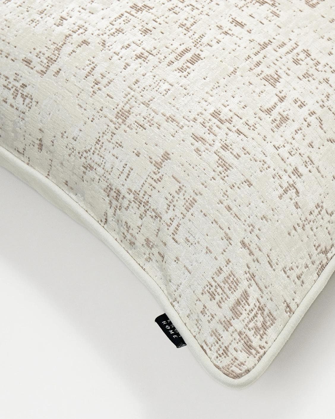 Arlo Bianca cushion in white, shown in a product top view as image 8