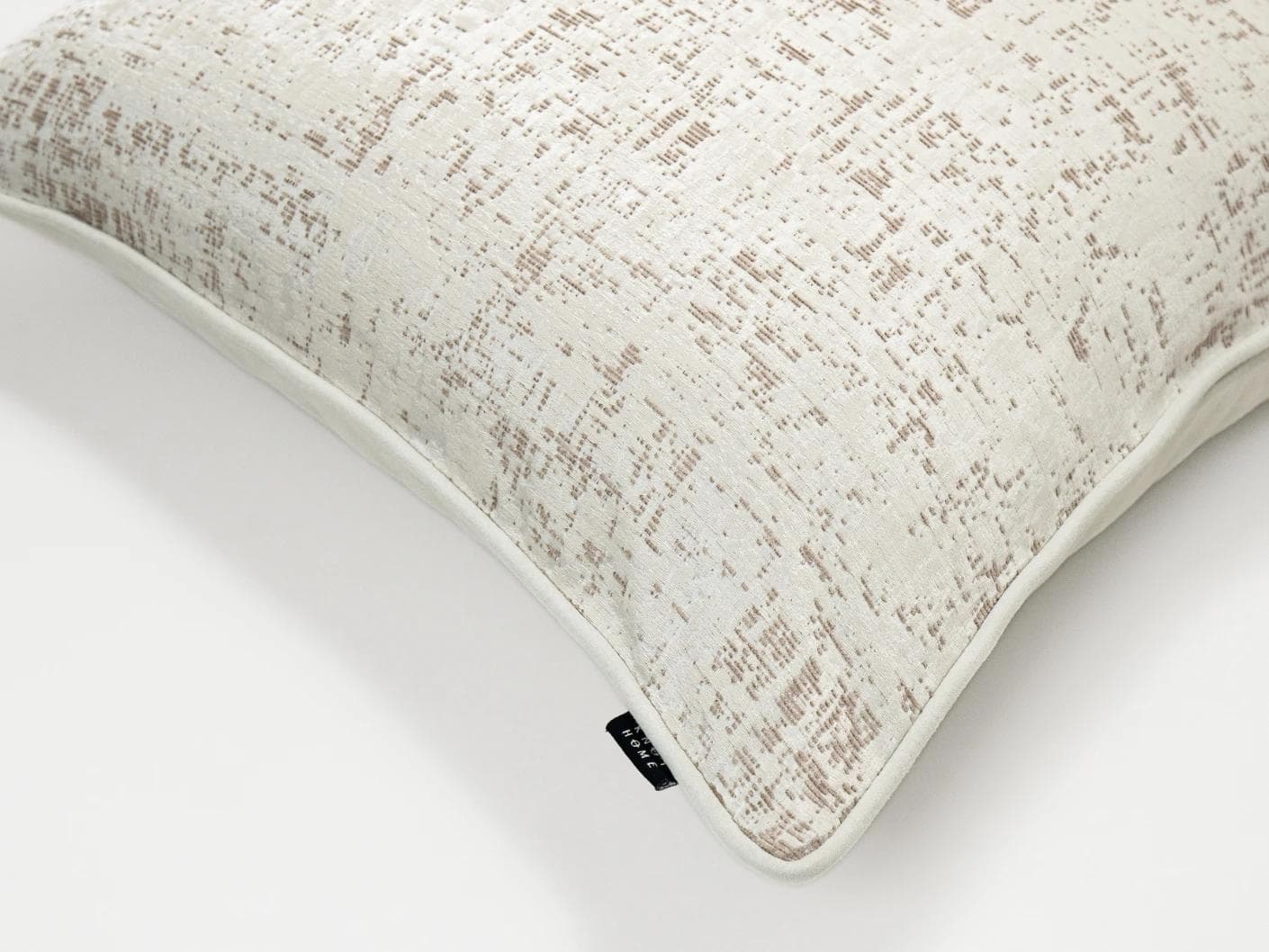 Arlo Bianca cushion in white, shown in a product top view as image 8