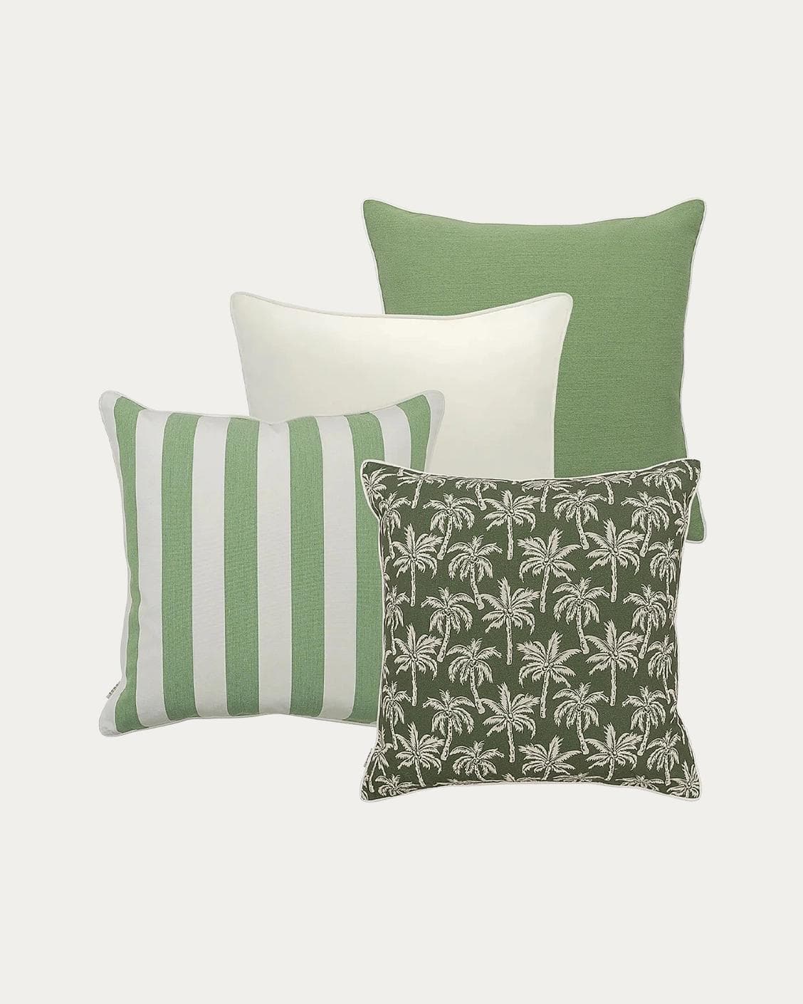 Arsh Bundle outdoor bundles in green and ivory, shown in a product as image 1