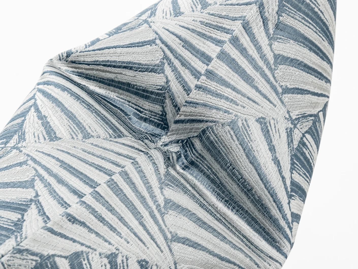Ashlyn Canova cushion in blue and silver, shown in a product close-up as image 6