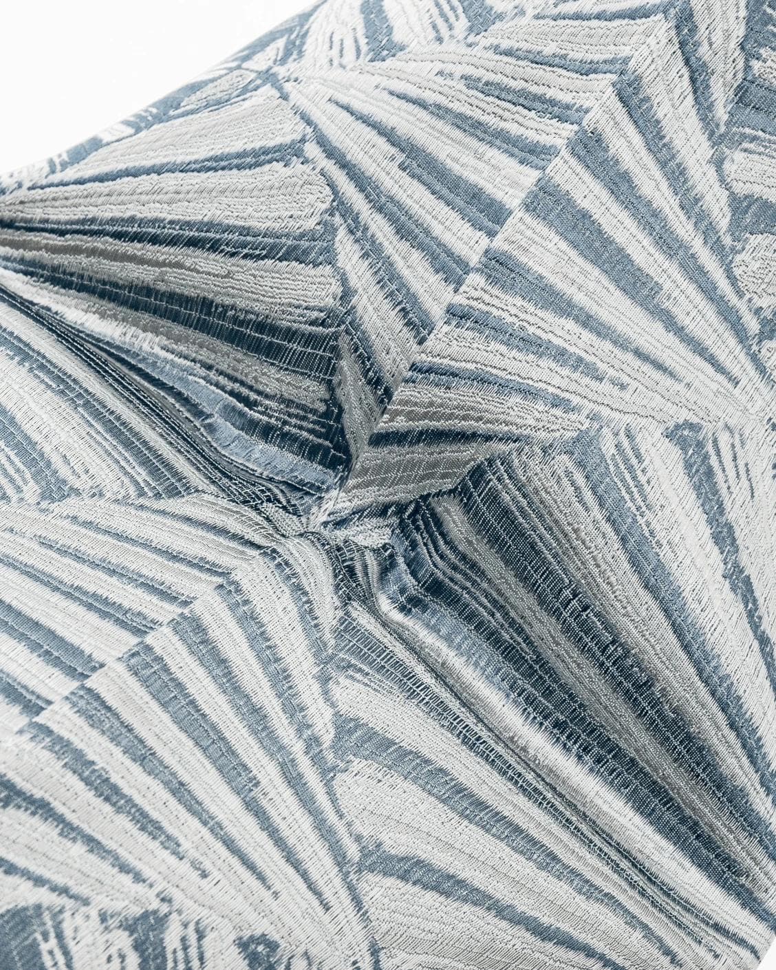 Ashlyn Canova cushion in blue and silver, shown in a product close-up as image 6