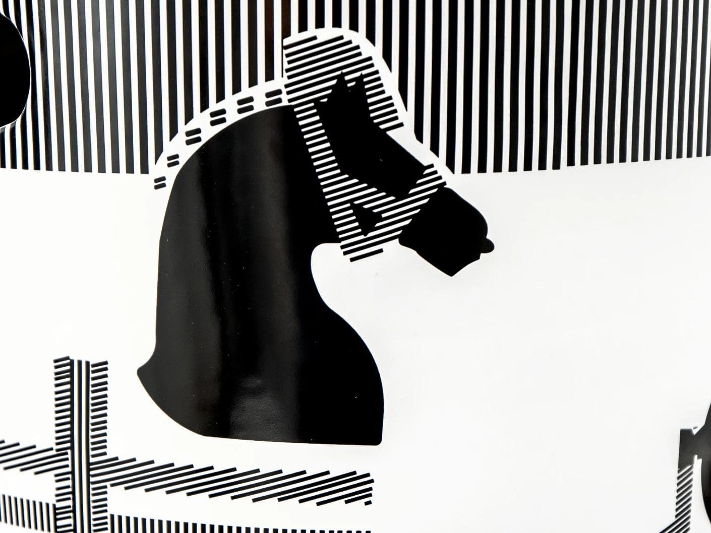 Aurora Jacobsen stools in white and black, shown in a product front view as image 9