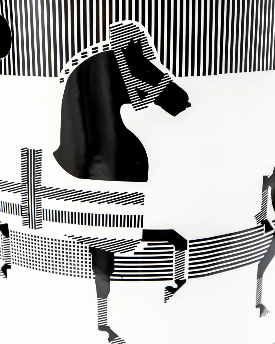 Aurora Jacobsen stools in white and black, shown in a product front view as image 9