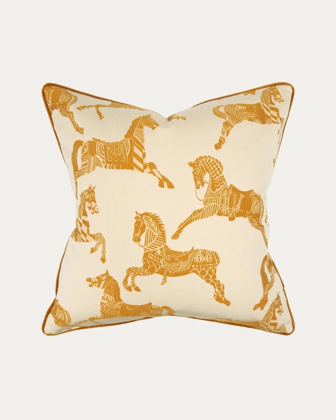 Aurora Klimt single - indoor in orange and beige, shown in a product front view as image 1