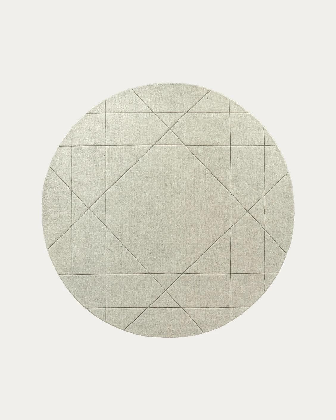 Axis Bianca carpets in beige, shown in a product top view as image 1