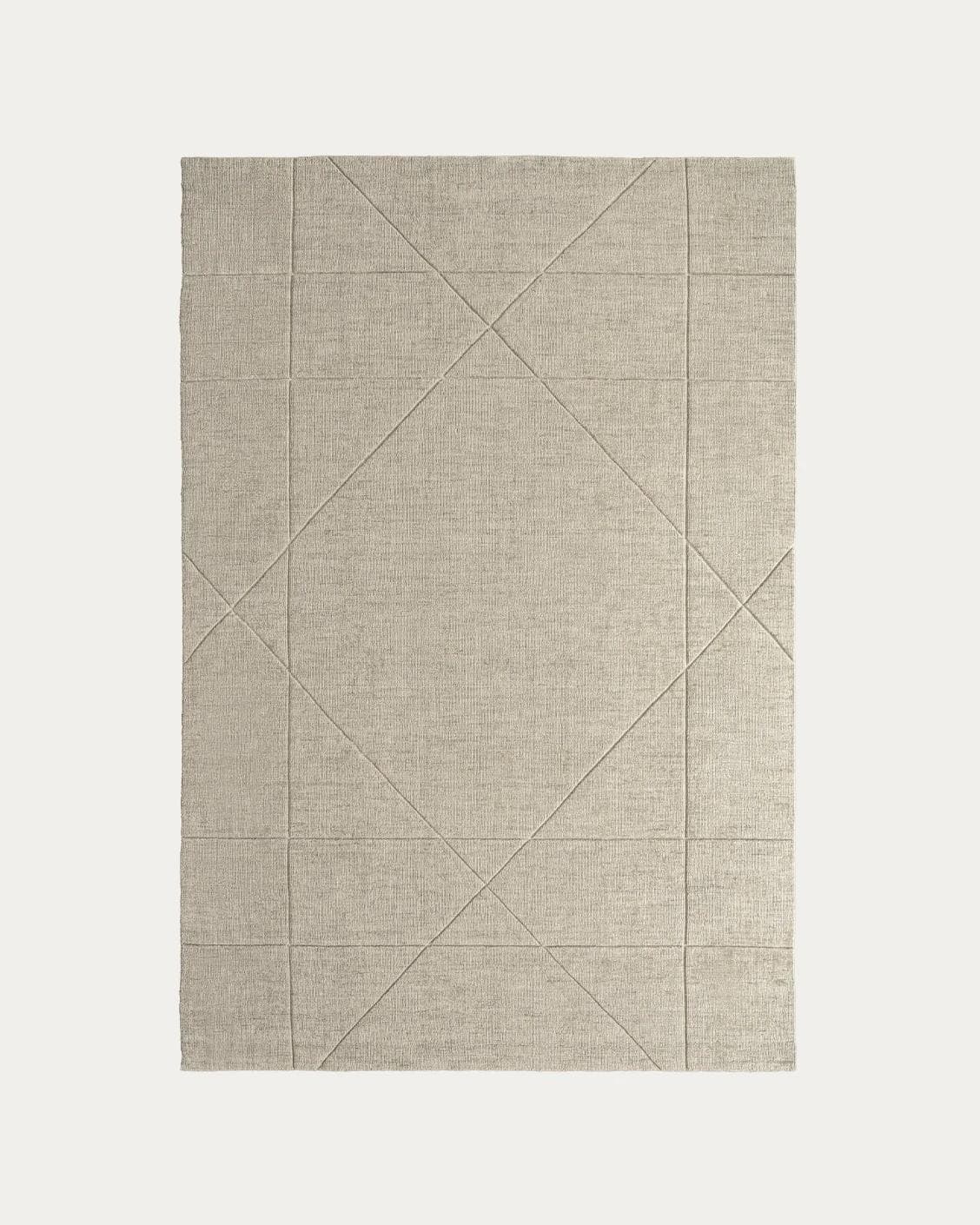 Axis Oat carpets in beige and brown, shown in a product top view as image 1