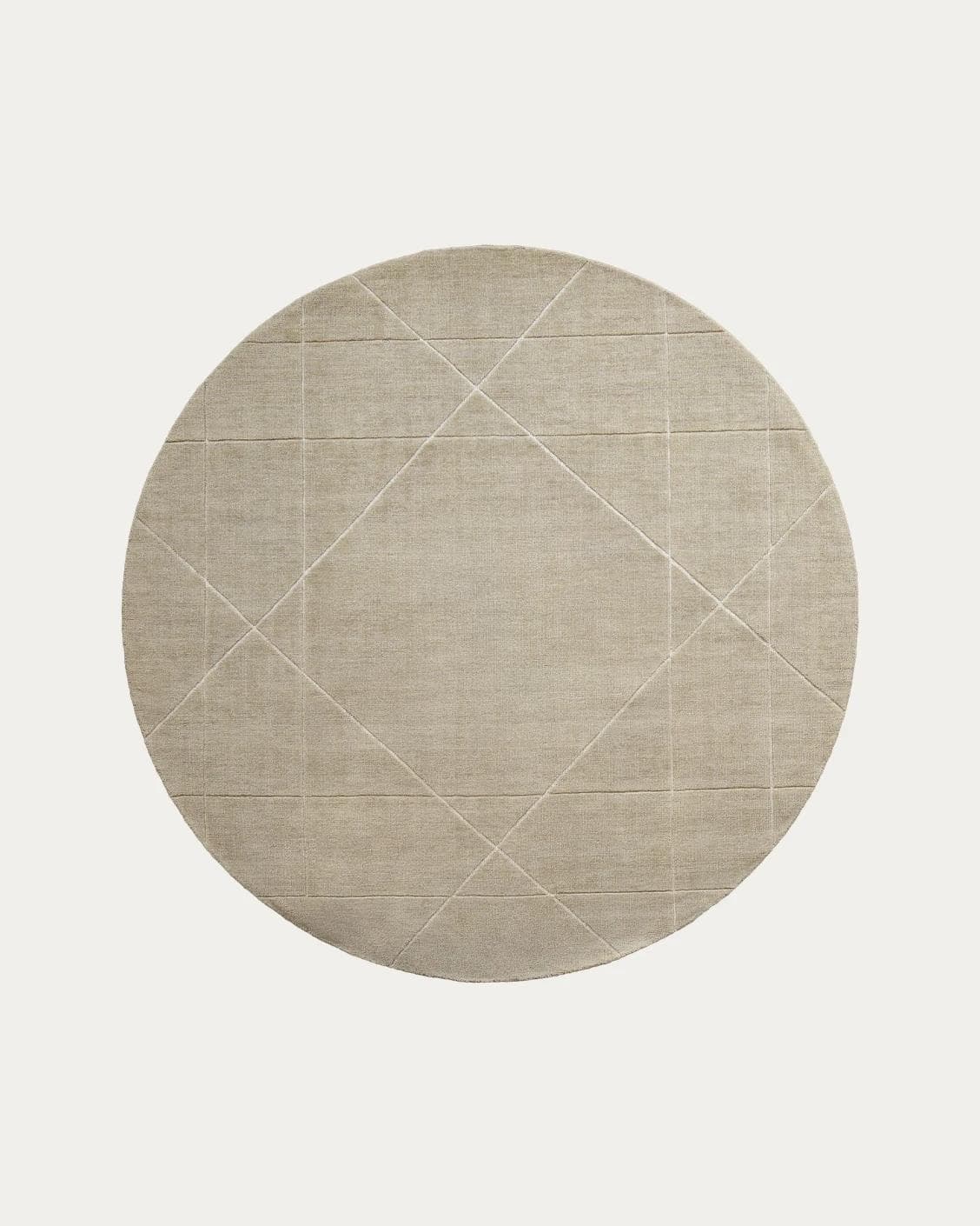 Axis Oat carpets in beige and brown, shown in a product top view as image 1