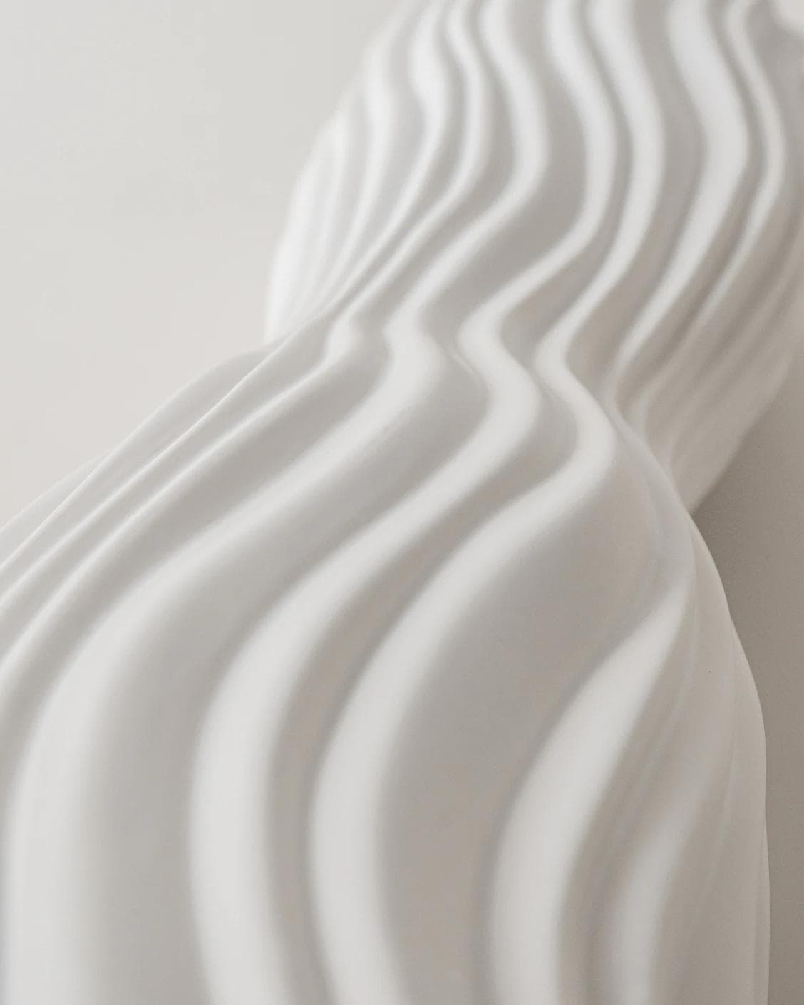 Baiza Arneson vases in white, shown in a product close-up as image 7