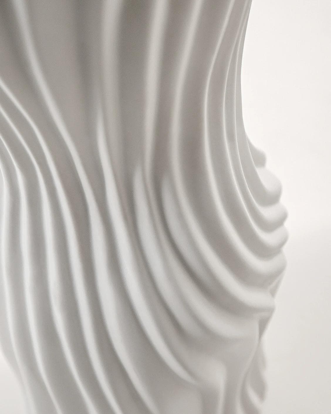Baiza Arneson vases in white, shown in a product close-up as image 9