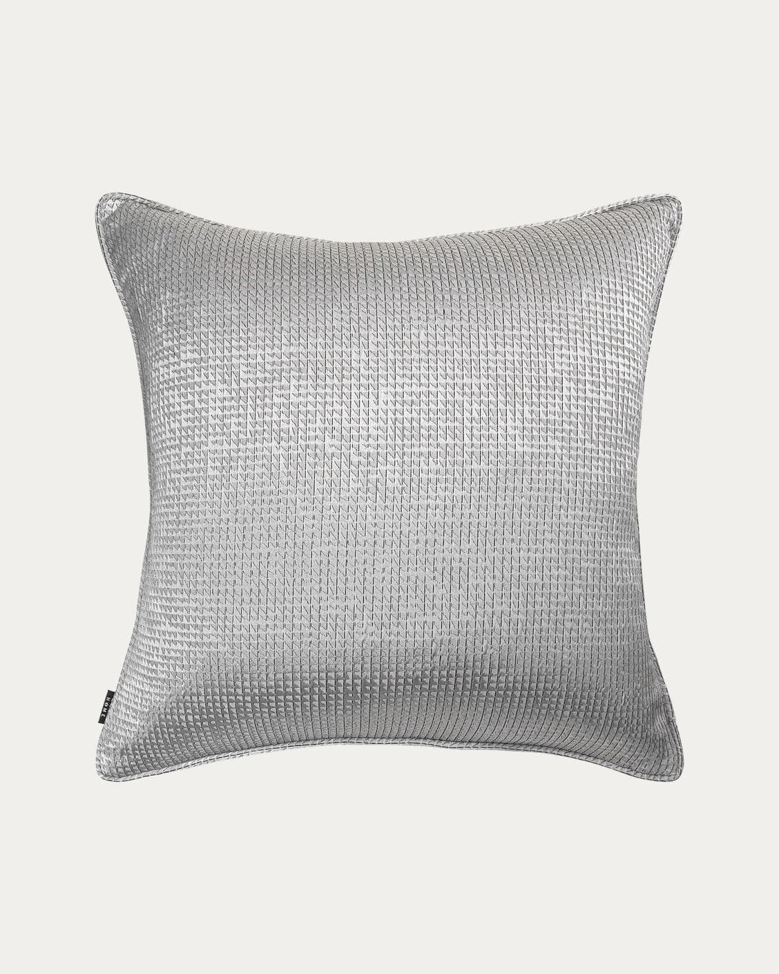 Benjamin Laurent cushion in silver and black, shown in a product front view as image 1