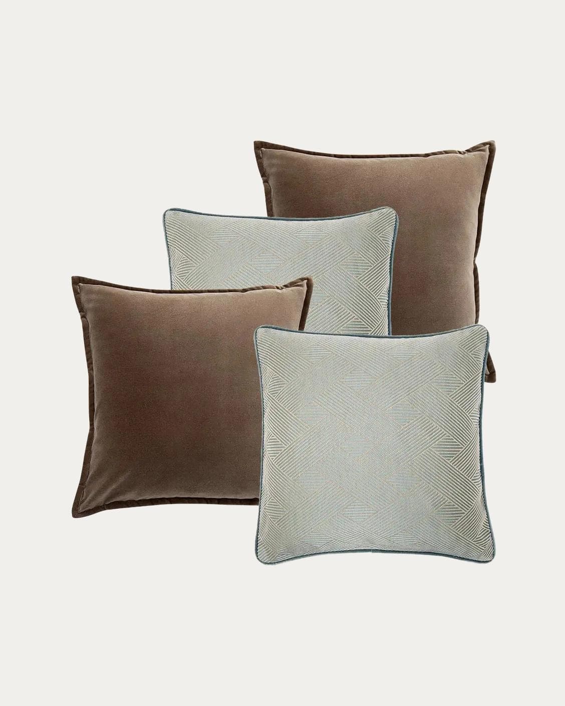 Bernie Bundle bundle - indoor in brown and blue, shown in a product front view as image 1
