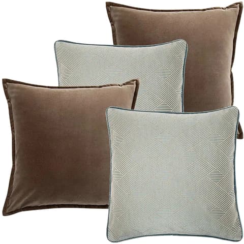 Bernie Bundle bundle - indoor in brown and blue, shown in a product front view as image 1