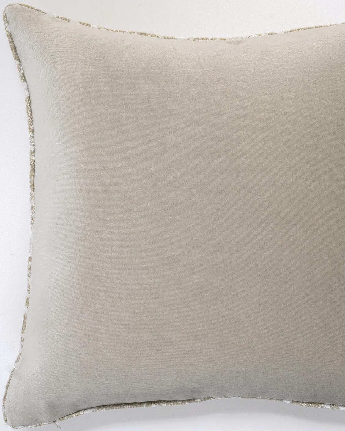 Berti Hodler cushion in beige and silver, shown in a product front view as image 7