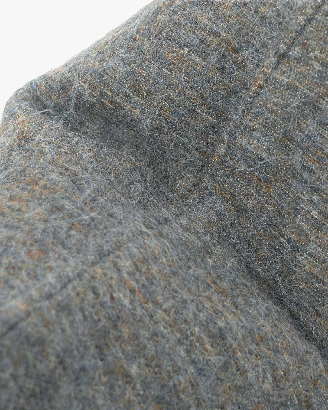 Bree Canova II cushion in grey and blue, shown in a product close-up as image 6