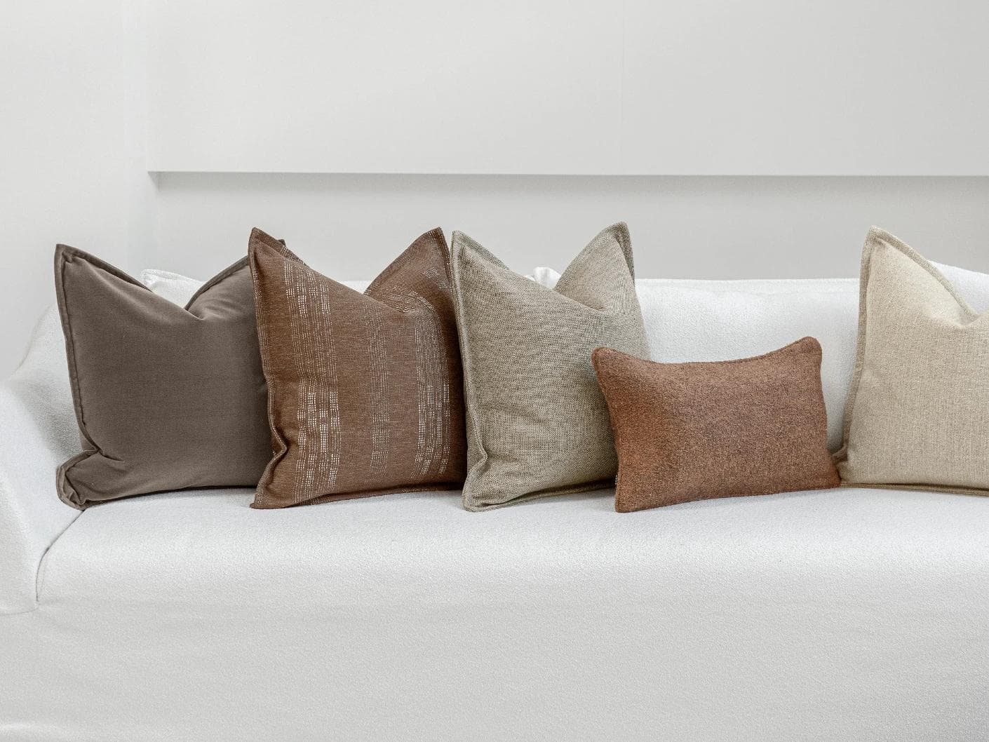Bretty Bundle bundle - indoor in brown, charcoal, taupe and beige, shown in a lifestyle front view as image 1