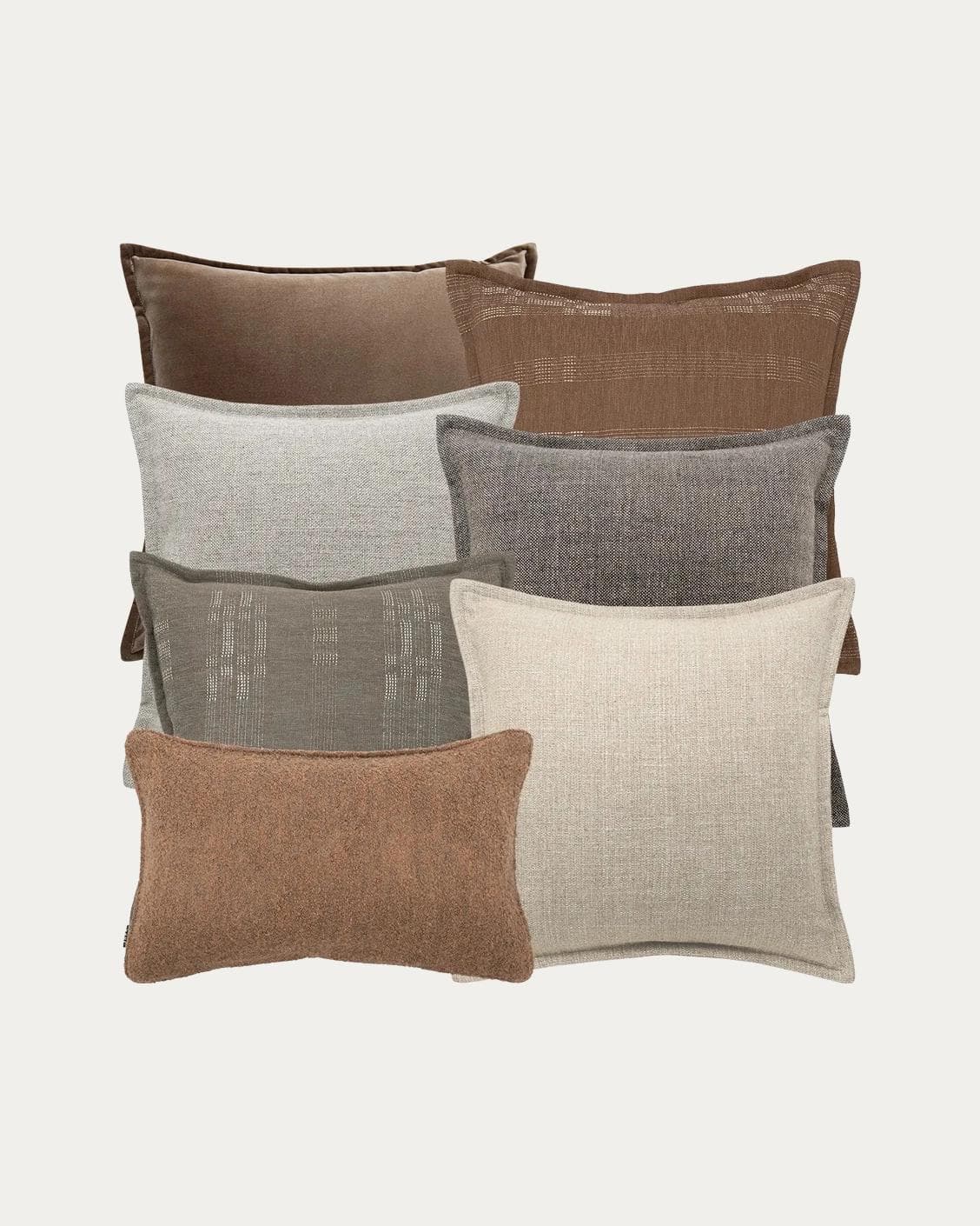 Bretty Bundle bundle - indoor in brown, charcoal, taupe and beige, shown in a product front view as image 1