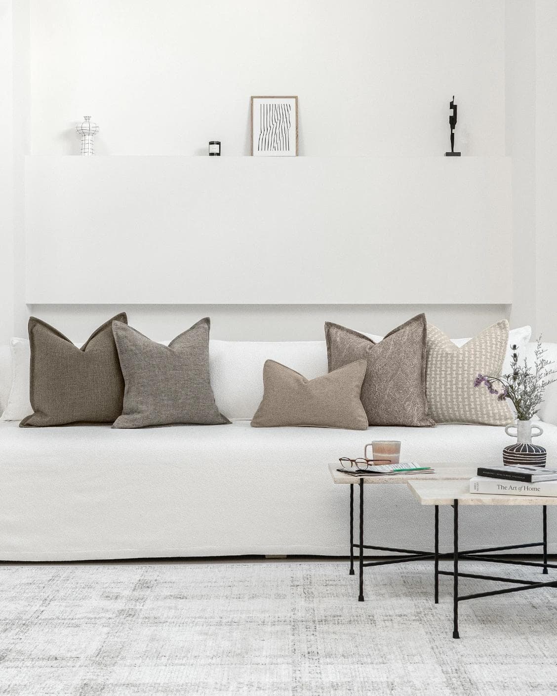 Bryon Bundle cushion, shown in a lifestyle front view as image 4