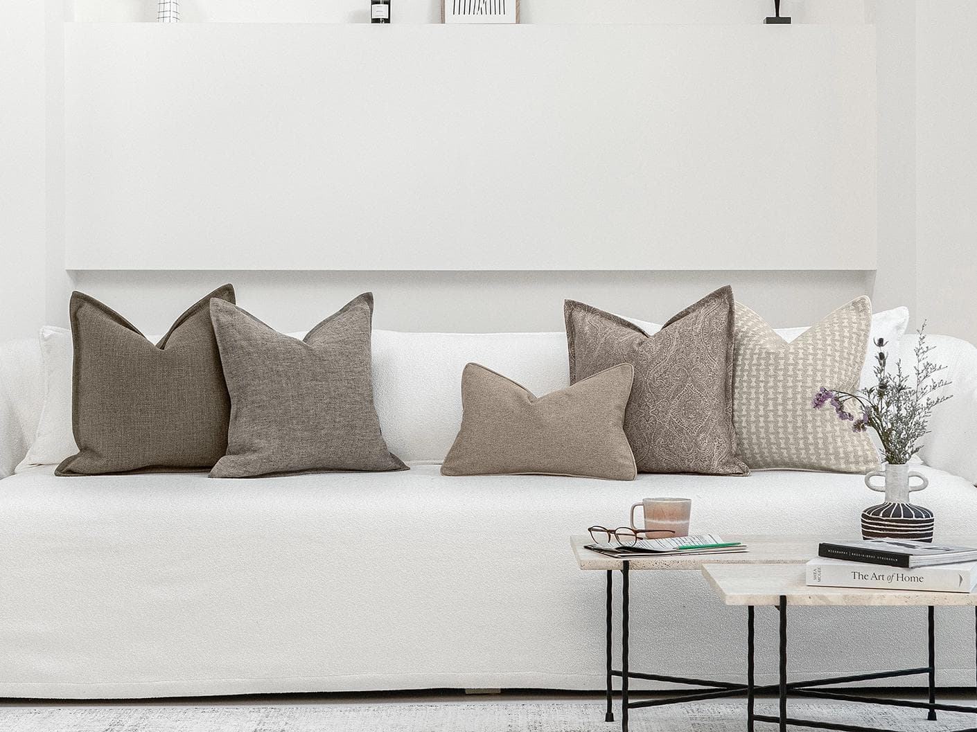 Bryon Bundle cushion, shown in a lifestyle front view as image 4