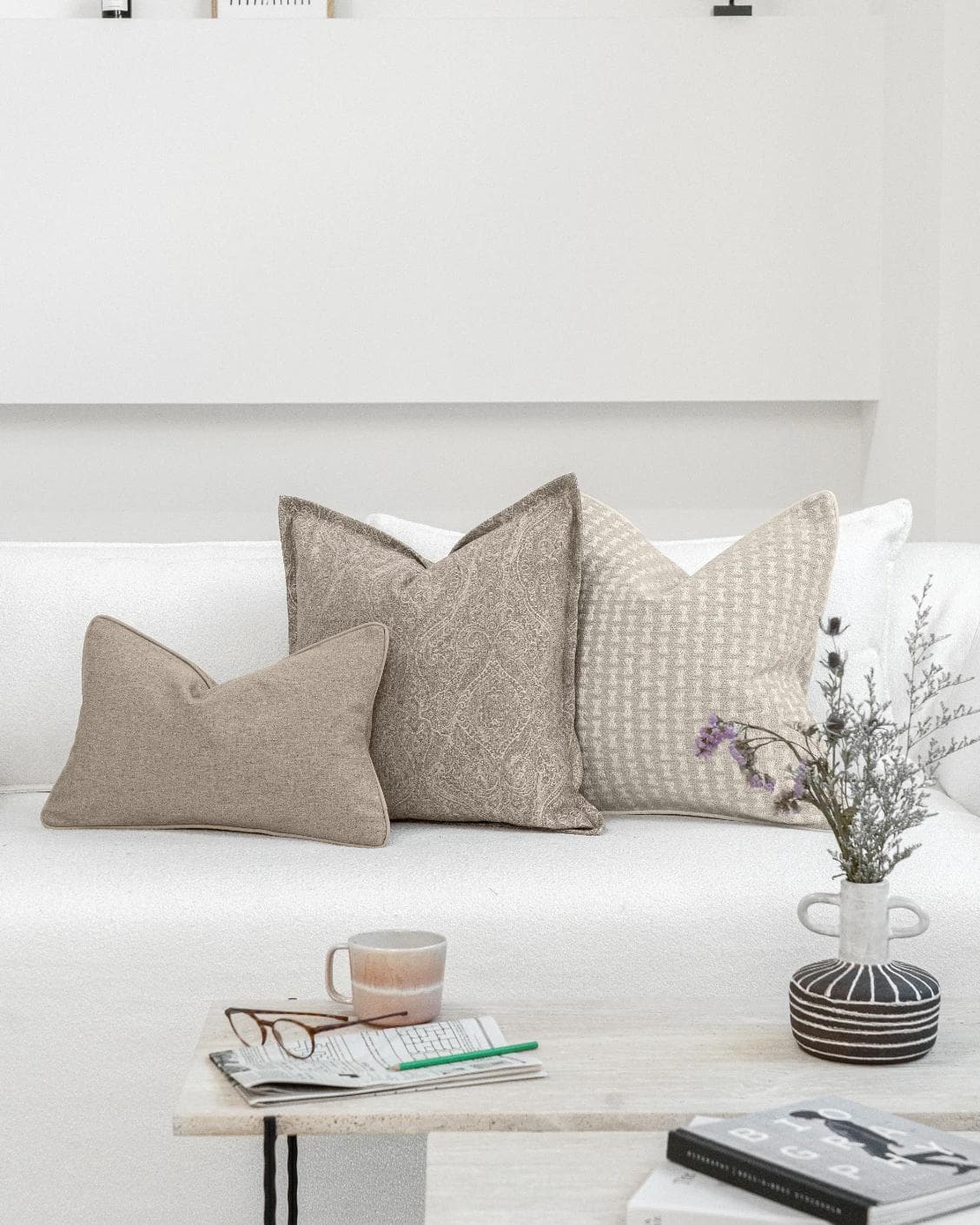 Bryon Bundle cushion, shown in a lifestyle front view as image 5