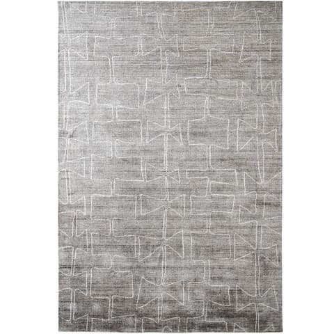 Caleb Dune carpets in grey and blue, shown in a product top view as image 1