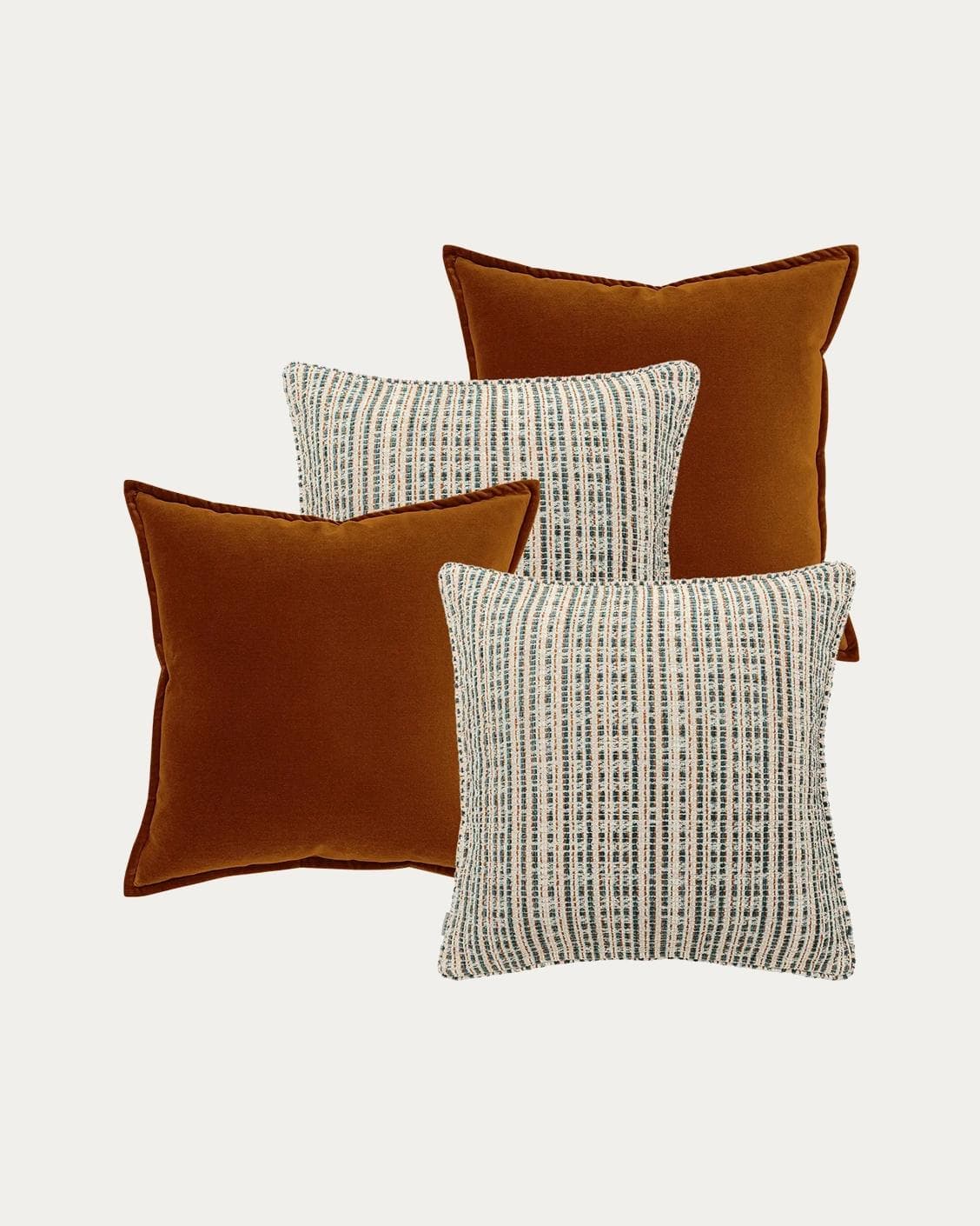Cashwin Bundle bundle - indoor in cream and rust, shown in a product front view as image 1
