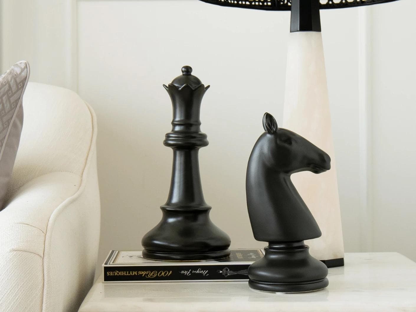Catherine Arneson statues and sculptures in black, shown in a lifestyle front view as image 4
