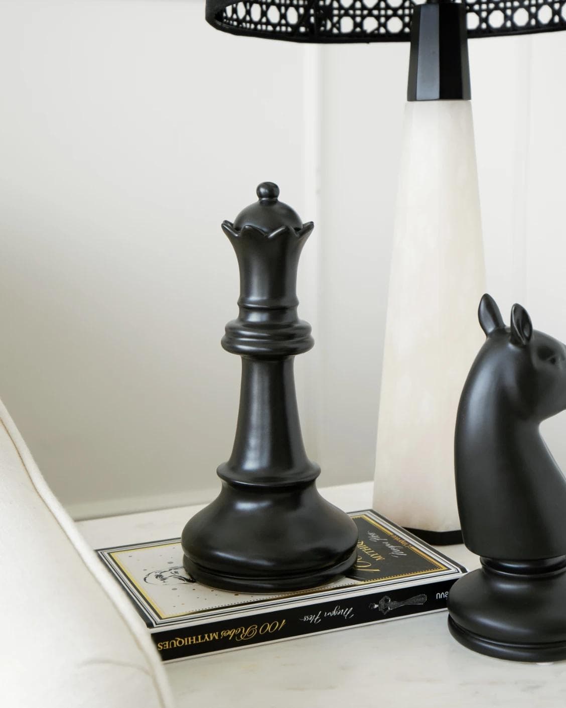Catherine Arneson statues and sculptures in black, shown in a lifestyle left view as image 6