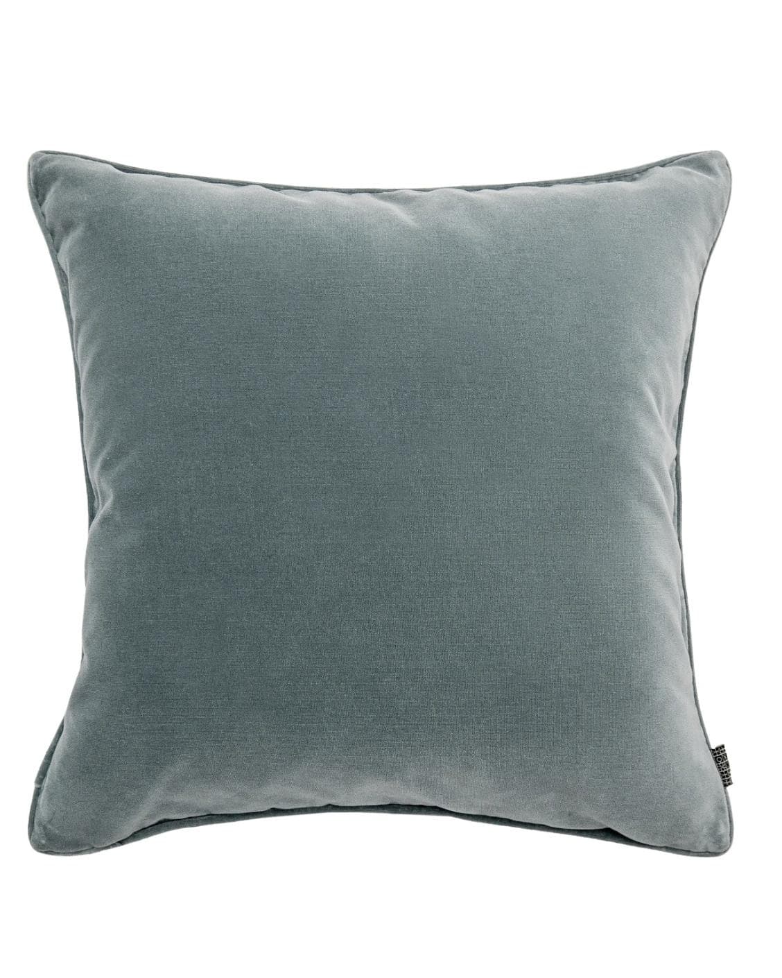 Cecilia Canova cushion in silver, blue and multicolour, shown in a product front view as image 7