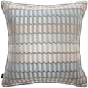 Cecilia Canova cushion in silver, blue and multicolour, shown in a product front view as image 1