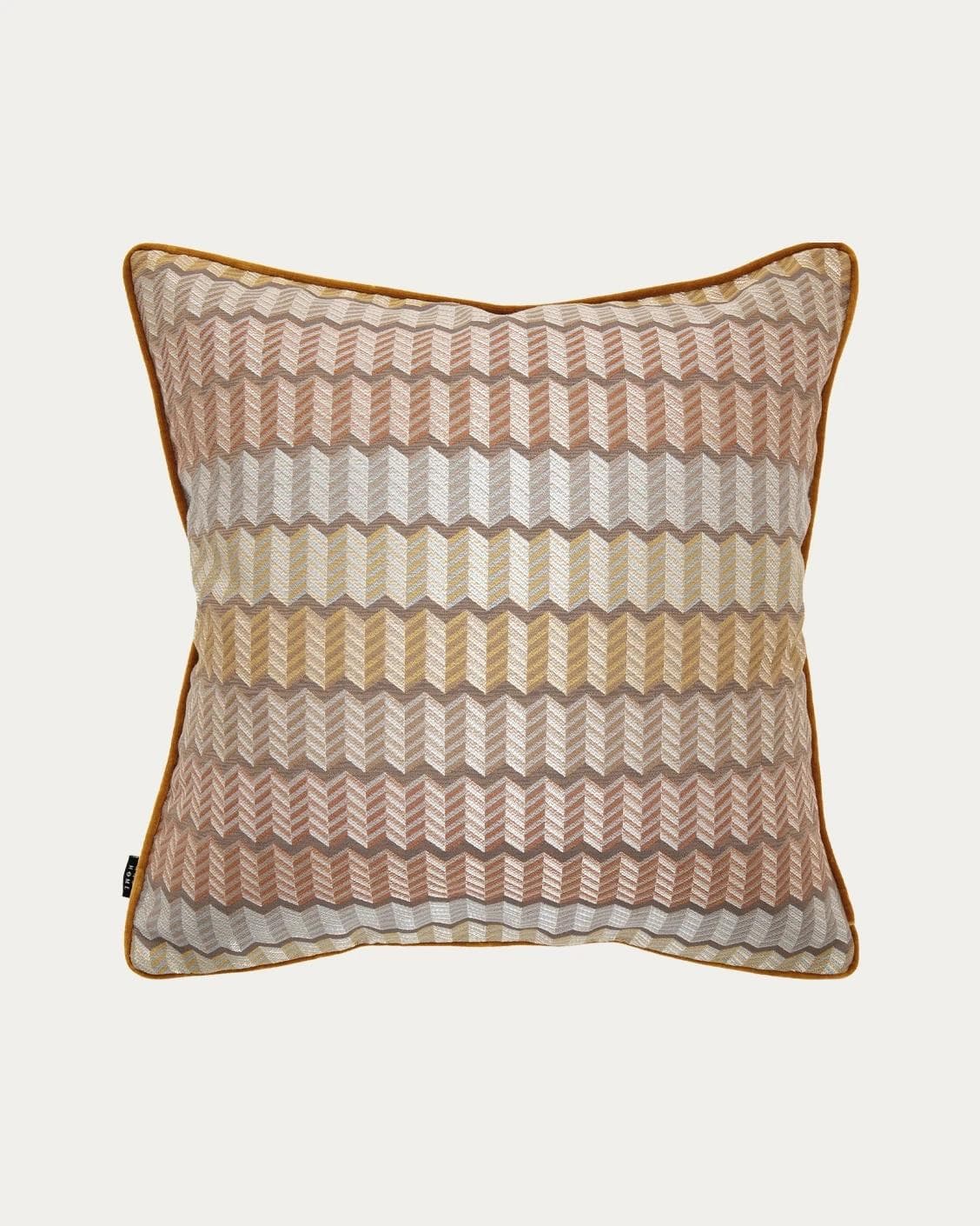 Cecilia Hodler single - indoor in orange, yellow and multicolour, shown in a product front view as image 1