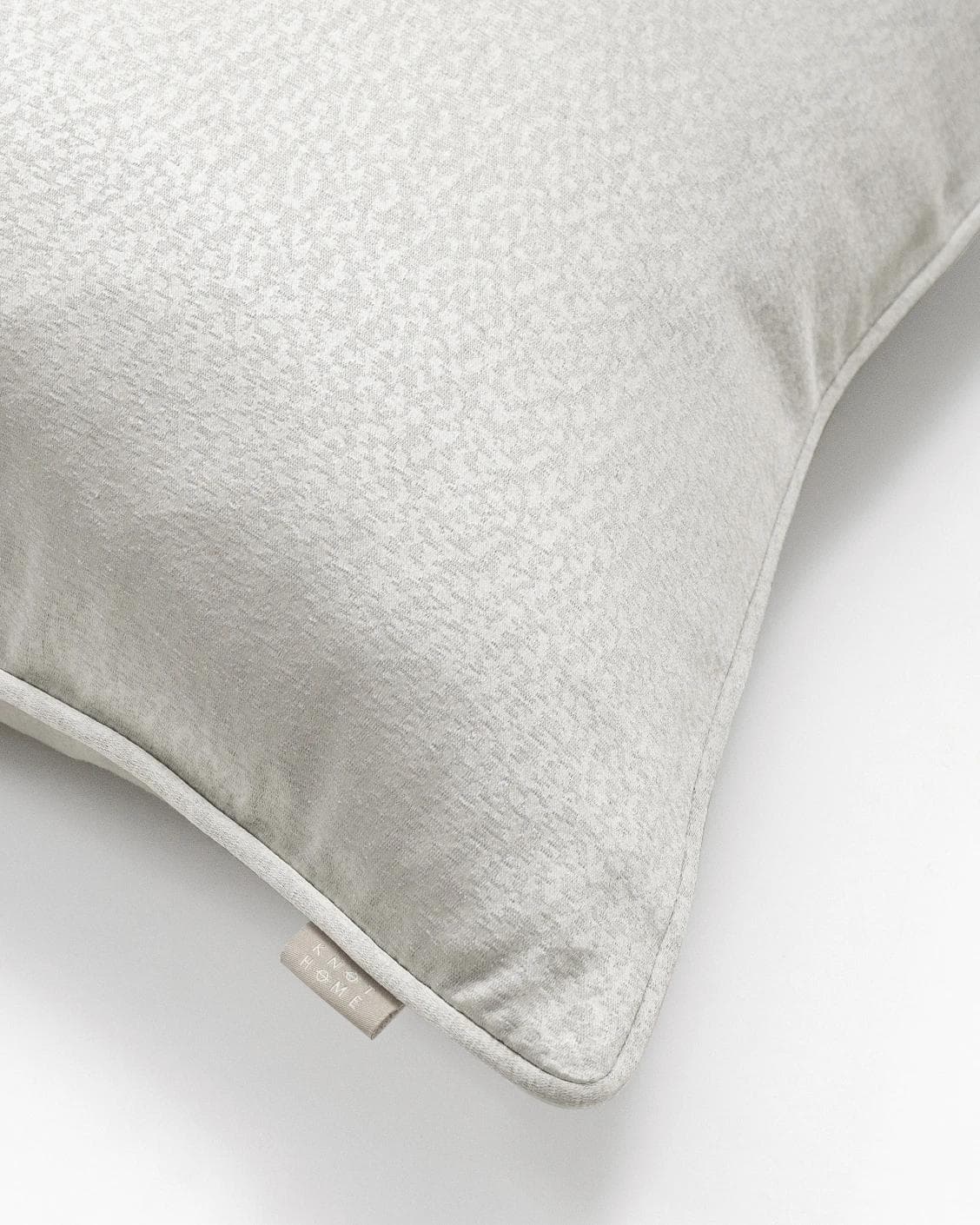 Celeste Hodler cushion in silver, shown in a product top view as image 10