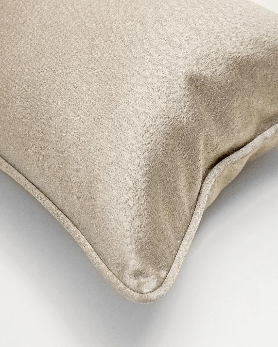 Celeste Laurent II cushion in gold and beige, shown in a product top view as image 8