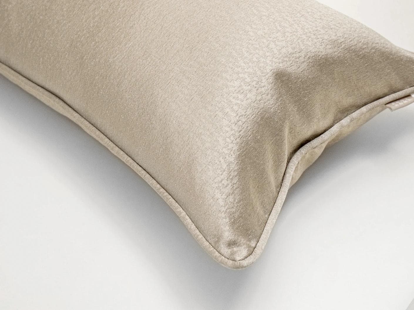Celeste Laurent II cushion in gold and beige, shown in a product top view as image 8