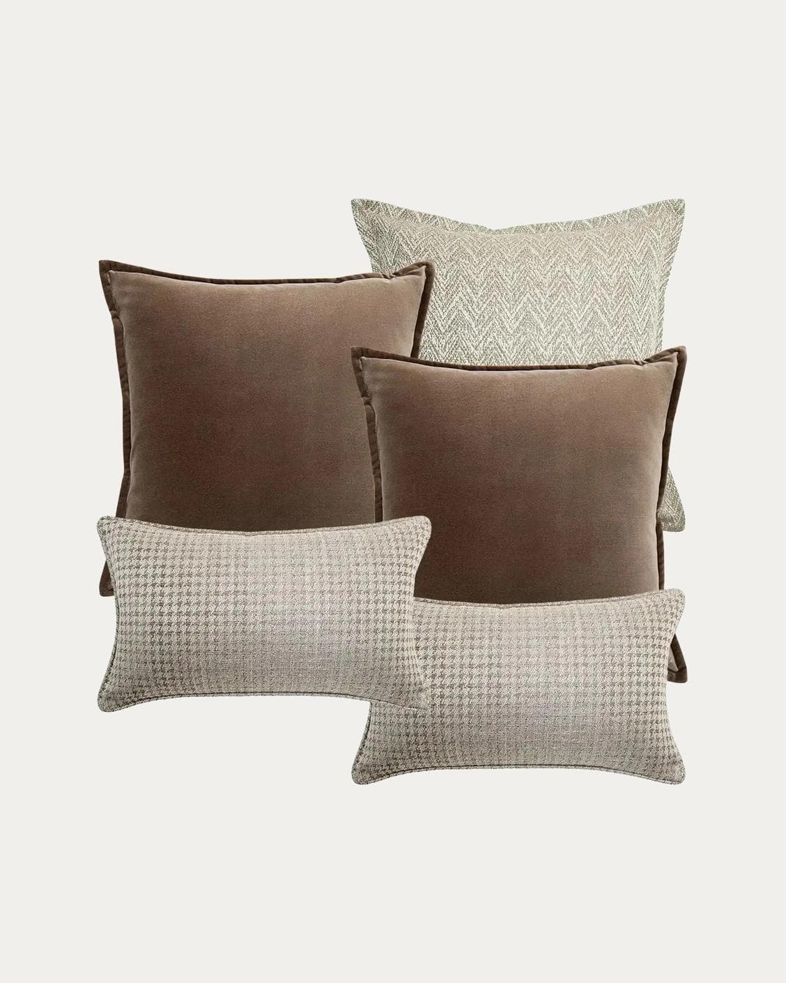 Cente Bundle bundle - indoor in brown, beige and silver, shown in a product front view as image 1