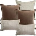 Cente Bundle bundle - indoor in brown, beige and silver, shown in a product front view as image 1