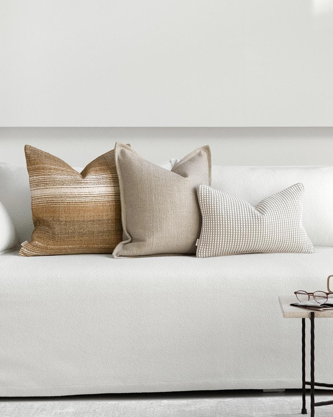 Chandler Bundle cushion, shown in a lifestyle front view as image 4