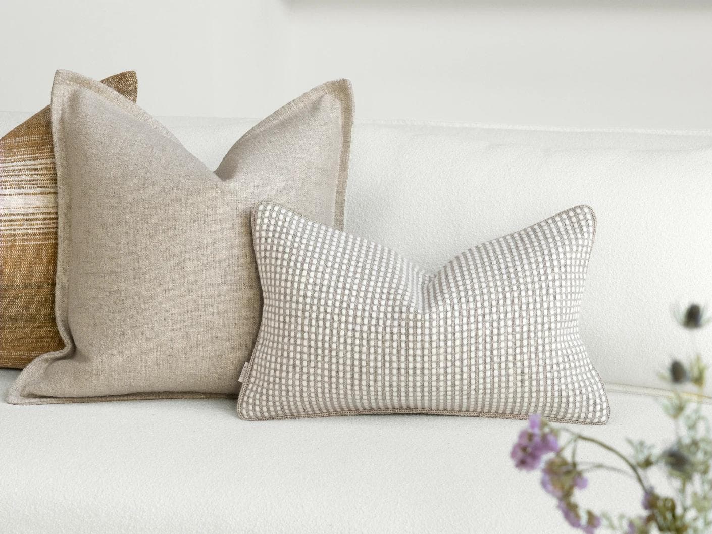 Chandler Bundle cushion, shown in a lifestyle front view as image 5
