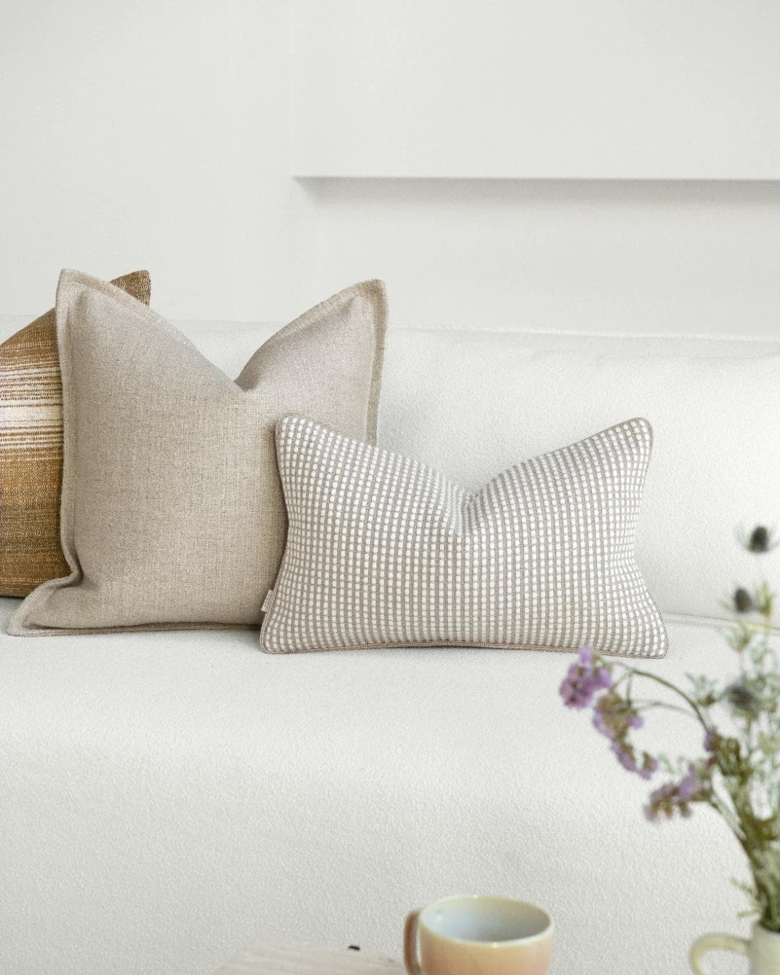 Chandler Bundle cushion, shown in a lifestyle front view as image 5