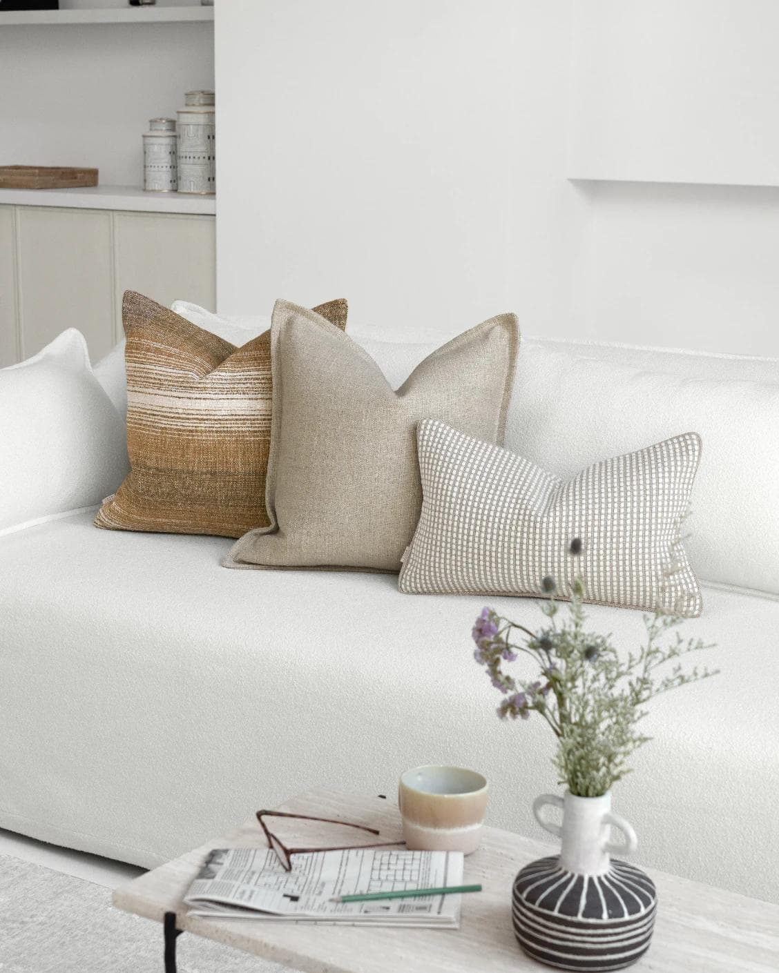 Chandler Bundle cushion, shown in a lifestyle right view as image 2