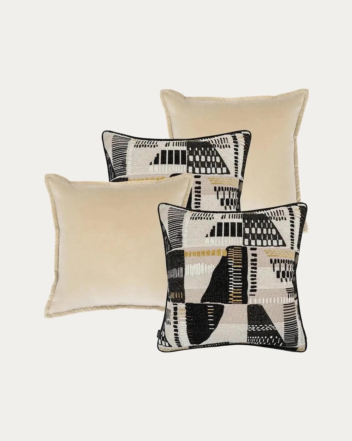 Charna Bundle bundle - indoor in beige and black, shown in a product front view as image 1