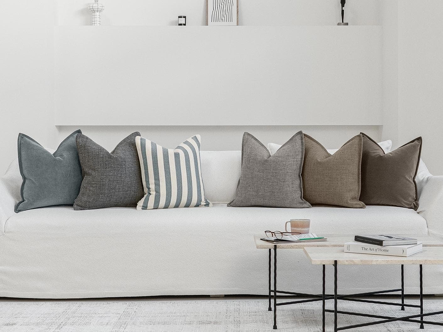 Chelsa Bundle cushion, shown in a lifestyle front view as image 4