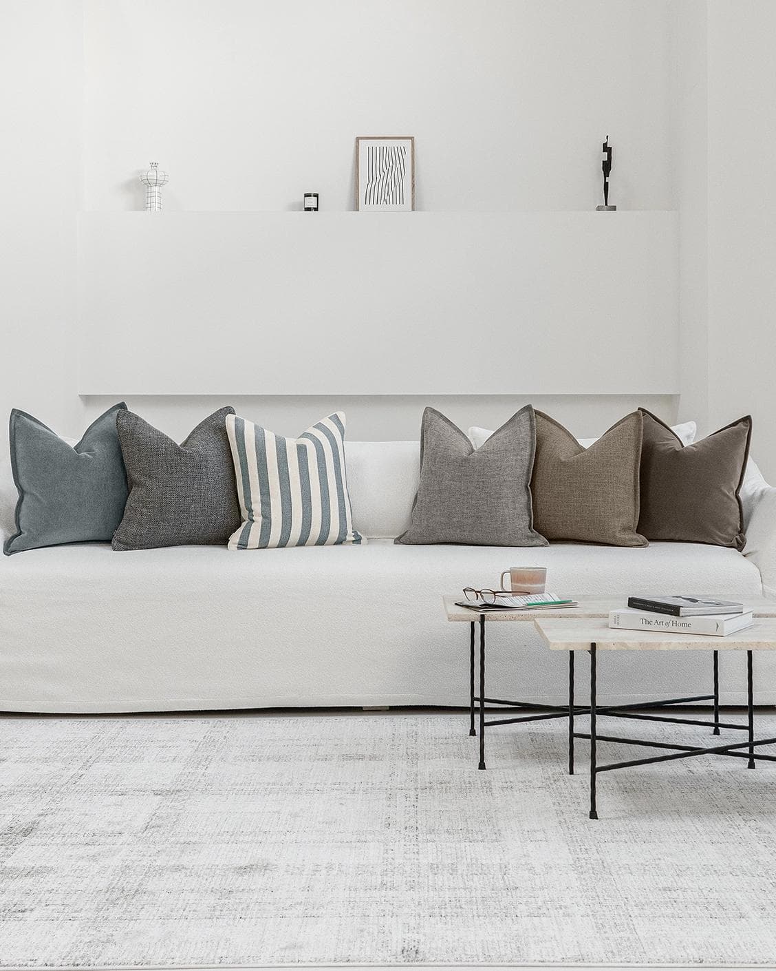 Chelsa Bundle cushion, shown in a lifestyle front view as image 4