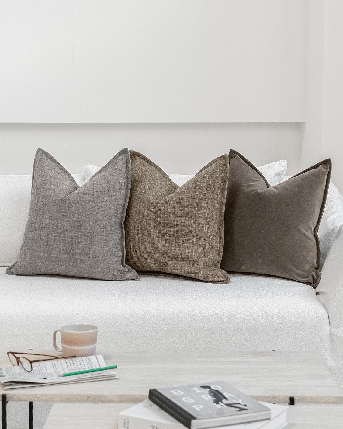 Chelsa Bundle cushion, shown in a lifestyle front view as image 5