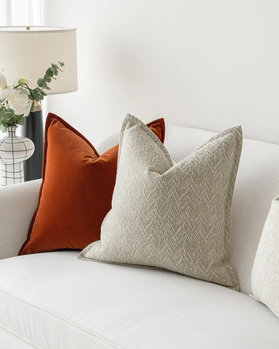 Chloe Bundle cushion, shown in a lifestyle right view as image 5