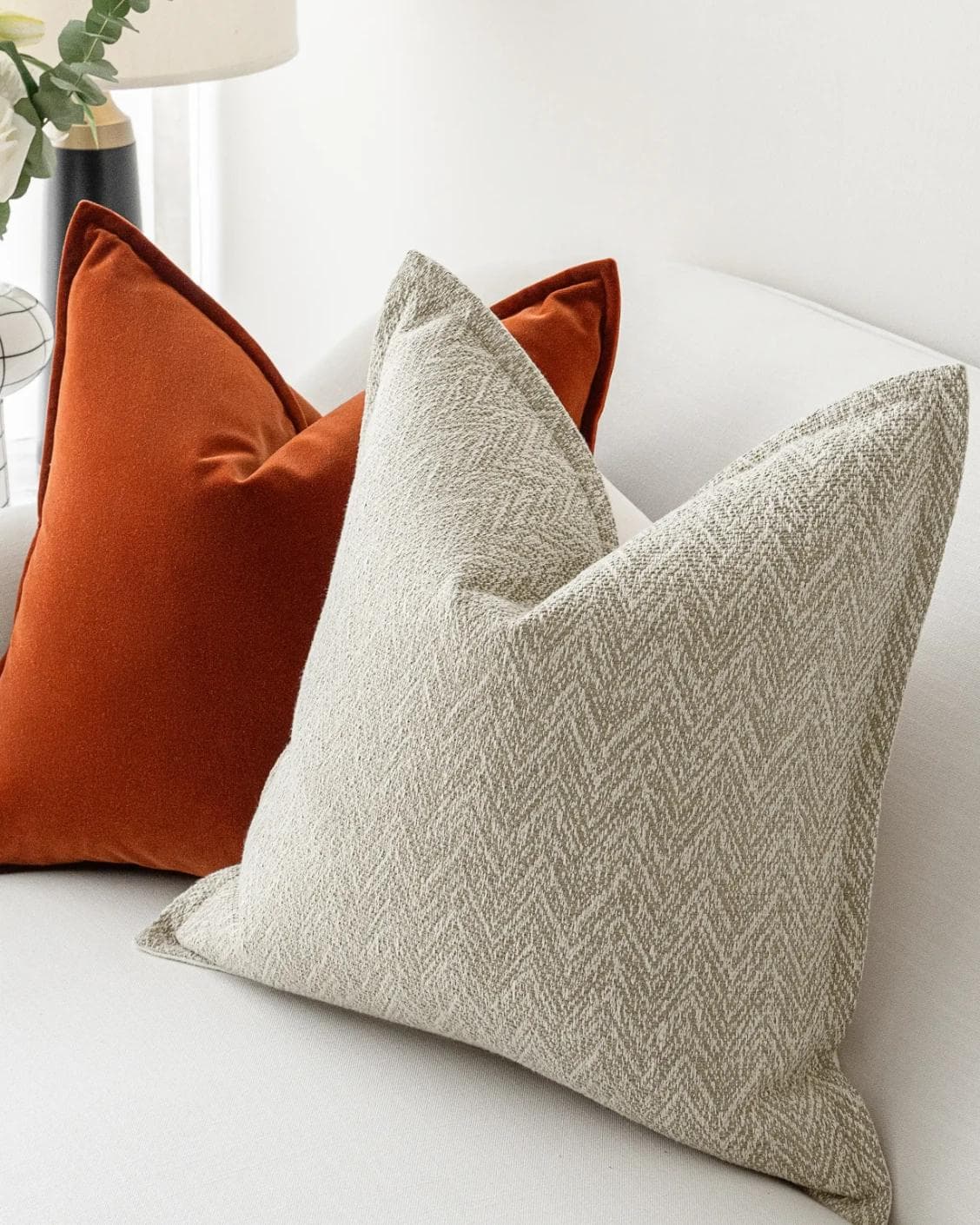 Chloe Bundle cushion, shown in a lifestyle right view as image 6