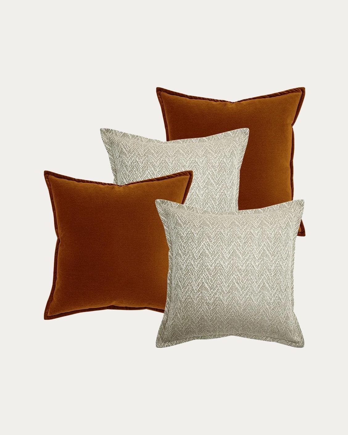 Chloe Bundle bundle - indoor in rust and beige, shown in a product front view as image 1