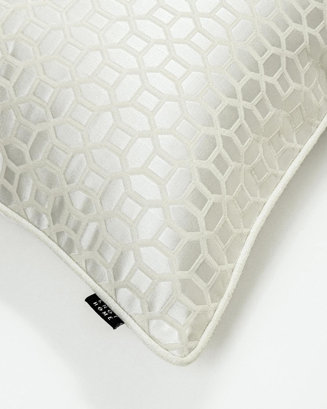 Cillian Bianca cushion in white, shown in a product top view as image 8