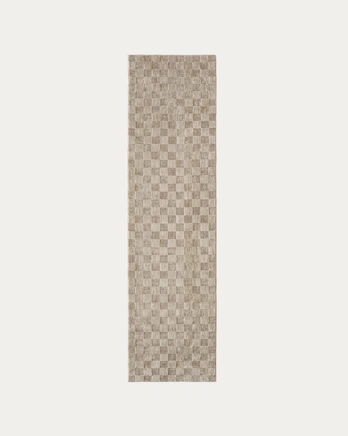 Cindy Dune carpets in taupe and beige, shown in a product top view as image 1